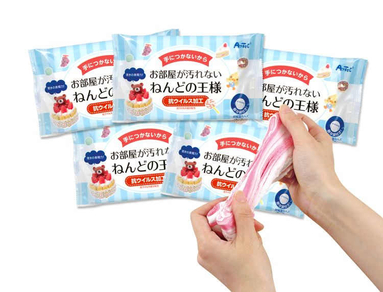 商品の説明 ⇒ 他の粘土/ねんどを探す 商品説明：●手につかないから汚れない●よく伸びる粘土が乾かないチャック袋付き●ねんど特有のにおいを抑え、さわやかな使い心地●乾燥してもひび割れしない! 一般的なねんどは乾燥時に収縮・変形しますが、ねん...