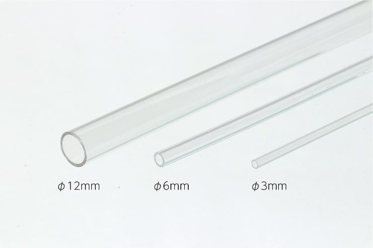 透明アクリルパイプ φ3×500mm 5本組(3)