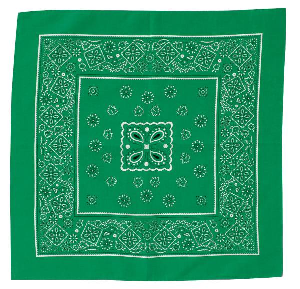 バンダナ 緑 10枚組 2