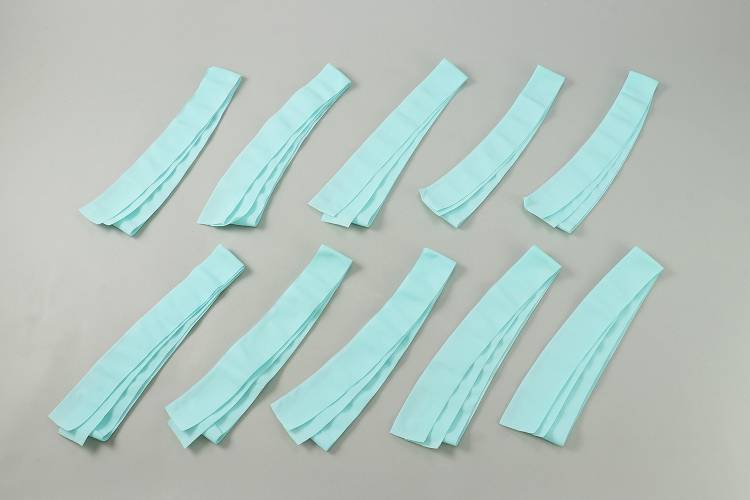 フィットはちまき/ハチマキ 水色 10本組