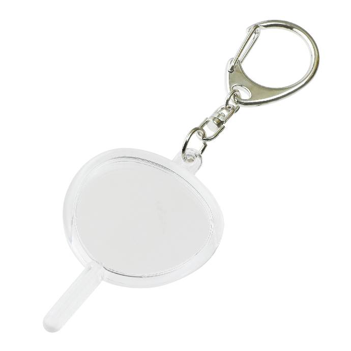 クリアキーホルダー うちわ