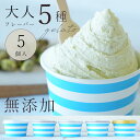 敬老の日にも◎【大人フレーバー厳選5種】無添加ジェラート 5個セット Valentine