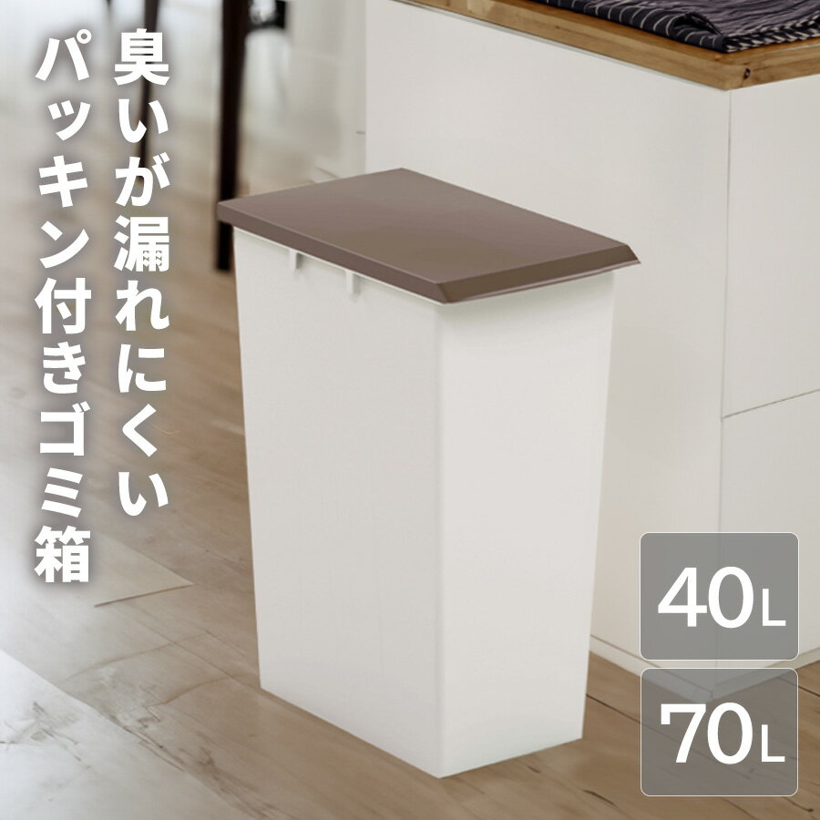40L 70L 分別 ゴミ箱 連結 パッキン付き スリム おしゃれ 臭わないごみ箱 ダストボックス 屑入 屑入れ 蓋 フタつき フタ付き 縦型 大容量 防臭 密閉 おむつ オムツ 屋内 リビング 寝室 キッチン トイレ 学校 病院 オフィス 事務所 介護 公共施設 商業施設 業務用 縦長