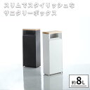 【スリム】スタイリッシュなサニタリーボックス|トイレ トイレ用品 掃除用品 ゴミ箱 ごみ箱 ダストボックス 洗面所 生理用品 汚物入れ 中身が見えにくい おしゃ...