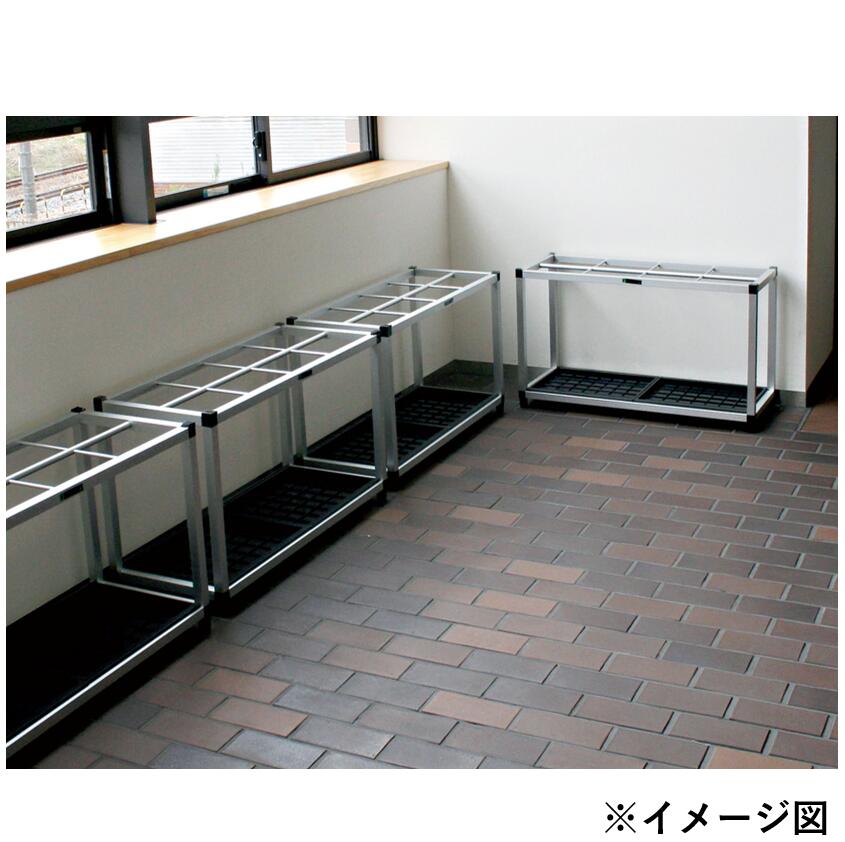 アルミ傘立2(約48~56本収納)|傘立て スリム 屋内 屋外 屋外傘立て コンパクト アンブレラスタンド 省スペース 傘たて エントランス シンプル 48~56本用 カサ立て オフィス アルミ製 軽量タイプ [2]