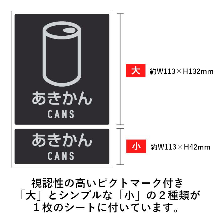 ゴミ分別 シール ラベル ステッカー ゴミ箱 ごみ箱 ダストボックス リサイクル カン ビン ペットボトル プラスチック 一般ゴミ もえるゴミ もえないゴミ ピクトマーク ピクトグラム 屋外 屋内 キッチン 学校 病院 公園 オフィス 事務所 公共 商業施設 業務用