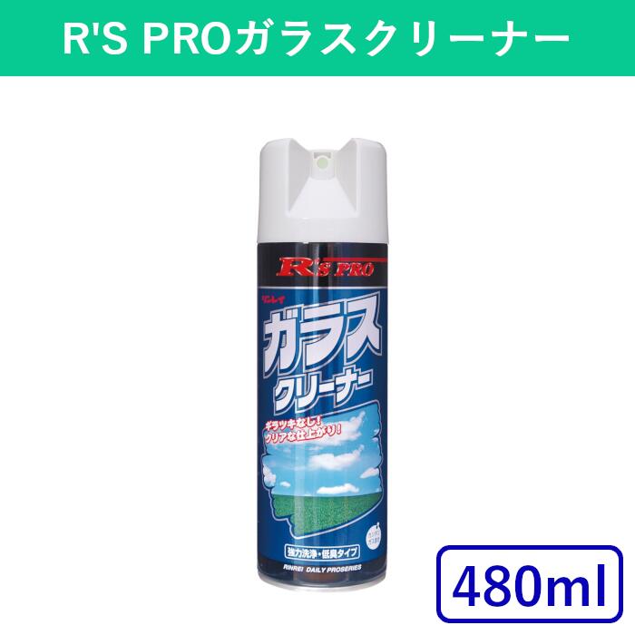 R'S PROガラスクリーナー 480ml 洗浄 洗