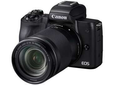 CANON　デジタル一眼カメラ　EOS Kiss M EF-M18-150 IS STM BK レンズキット [ブラック]
