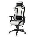 noblechairs　ゲーミングチェア　EPIC NBL-PU-WHT-002 [プレミアムホワイト]