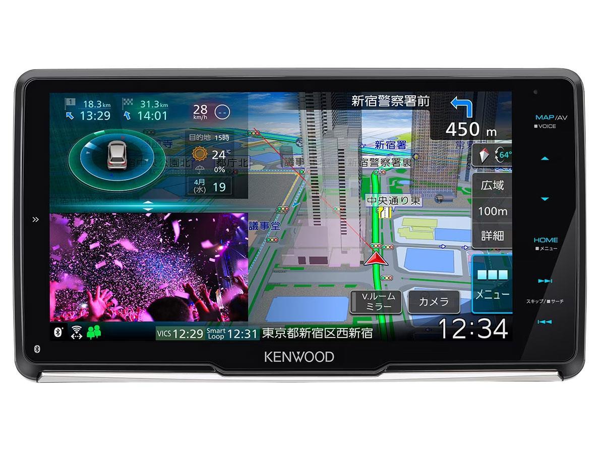 KENWOOD　カーナビ　彩速ナビ MDV-M910HDF