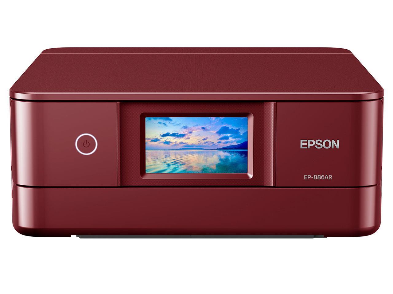 EPSON　プリンタ　カラリオ EP-886AR [レッド]