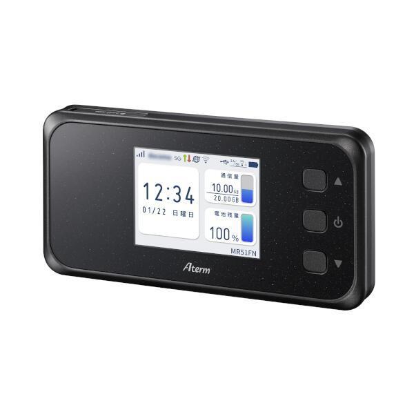 樂天商城 - NEC　モバイルルーター　Aterm MR51FN PA-MR51FN [パールブラック]