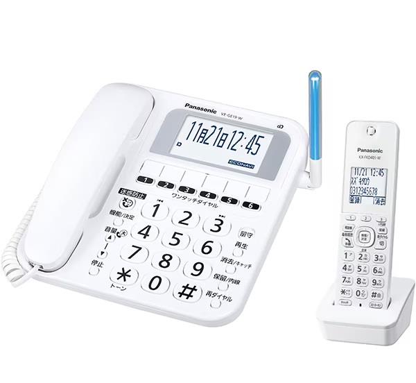 Panasonic　電話機　VE-GE19DL-W [ホワイト]