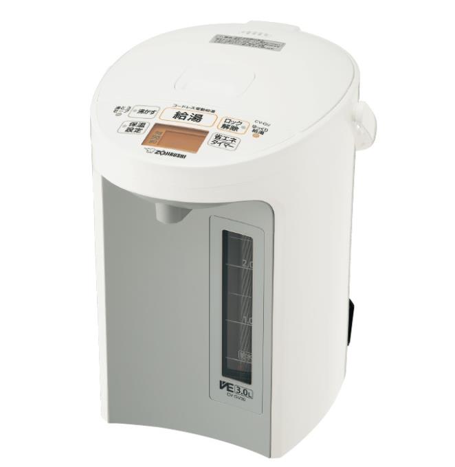 Rakuten - ZOJIRUSHI　電気ポット・電気ケトル　VE電気まほうびん 優湯生 CV-GV30-WA [ホワイト]