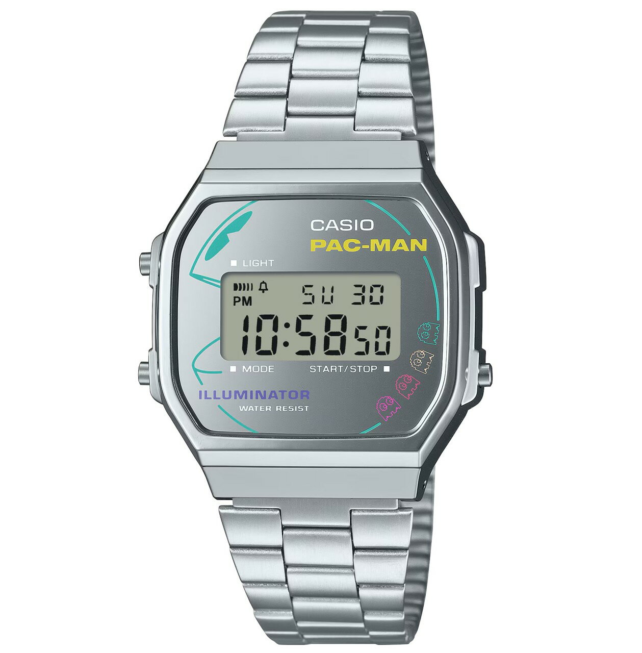 CASIO 男性向け腕時計 CASIO CLASSIC 「パックマン」コラボレーションモデル A168WEPC-7AJR
