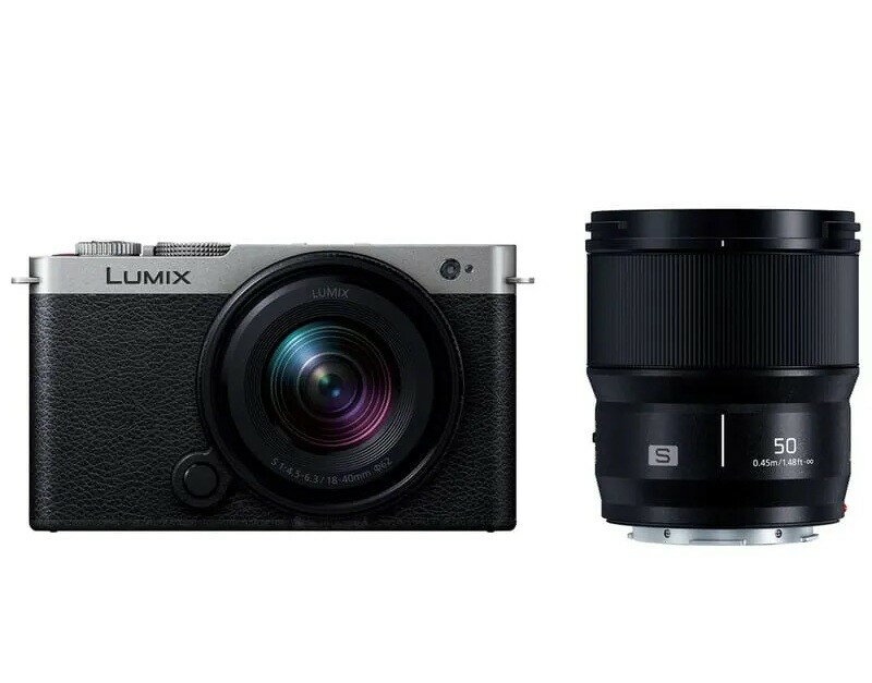 Panasonic　デジタル一眼カメラ　LUMIX DC-S9W-S ダブルレンズキット [ダークシルバー]
