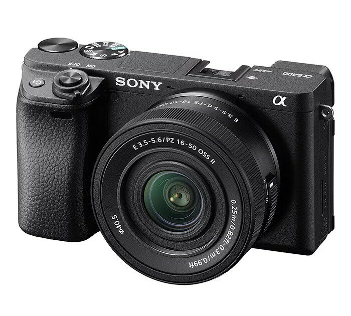 Rakuten - SONY　デジタル一眼カメラ　α6400 ILCE-6400K パワーズームレンズキット [ブラック]