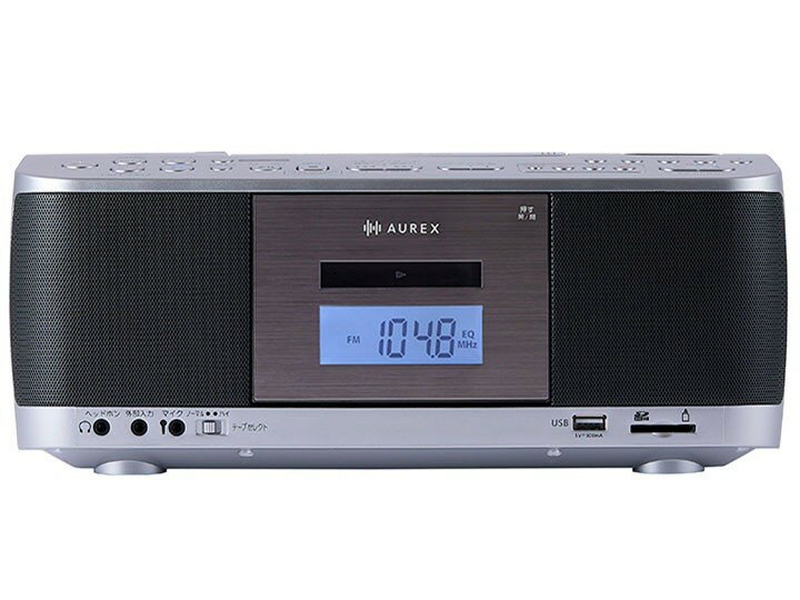 TOSHIBA　CDラジカセ　AUREX AX-KCR70(S) [シルバー]
