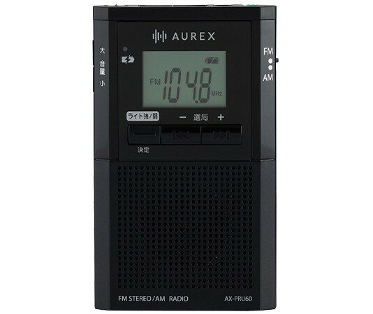 TOSHIBA　ラジオ　AUREX AX-PRU60-K[ブラック]