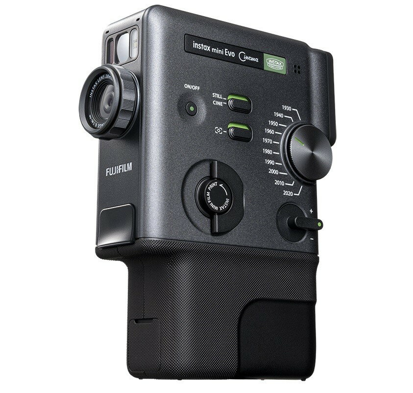 FUJIFILM　インスタントカメラ　INSTAX MINI EVO CINEMA BK　instax mini Evo Cinema チェキ