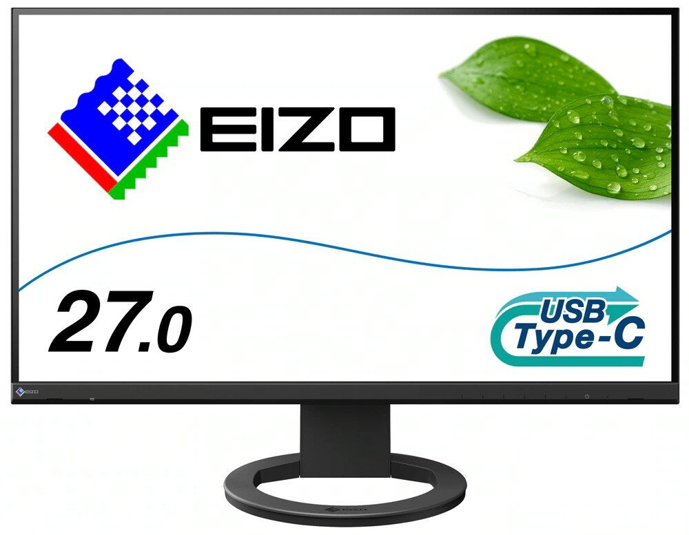 EIZO 液晶モニタ・液晶ディスプレイ EV2740S-BK FlexScan EV2740S-BK [27インチ ブラック]