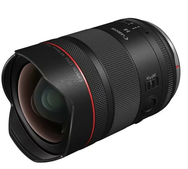 ■セールスポイント開放F値1.4の単焦点Lレンズ「RF F1.4 L VCMシリーズ」 豊かなボケ味、画面の隅々まで高画質な光学設計、一瞬を逃さない俊敏なAFなど、このレンズだからこそ到達できる表現を可能にしました■商品スペック対応マウント キヤノンRFマウント系レンズタイプ 単焦点フォーカス AF/MF詳細レンズタイプ 大口径超広角単焦点レンズフルサイズ対応 ○レンズ構成 13群18枚絞り羽根枚数 11 枚焦点距離 14 mm最短撮影距離 0.24 m最大撮影倍率 0.11倍開放F値 F 1.4画角 114 度基本仕様 防滴 / 防塵撮影タイプ 広角形状 大口径最大径x長さ 76.5x112 mm重量 578 g付属品 レンズポーチ / レンズキャップ / レンズダストキャップ