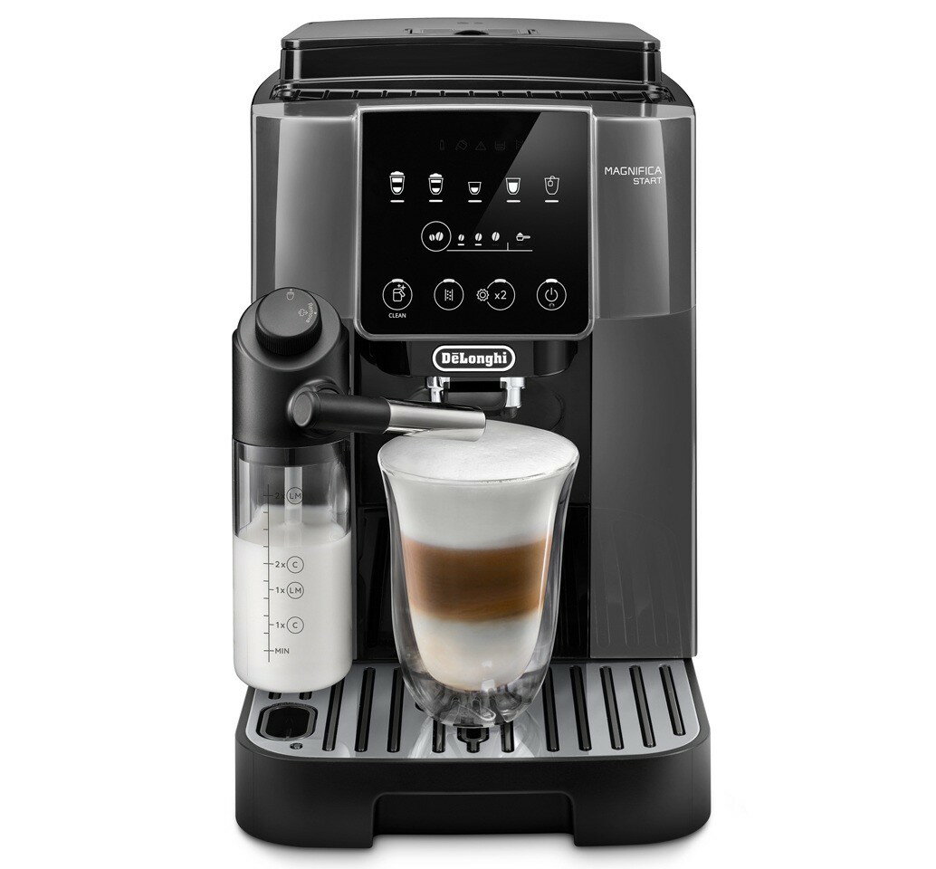 デロンギ　コーヒーメーカー　マグニフィカ スタート ECAM22080GB [Grey and bl ...