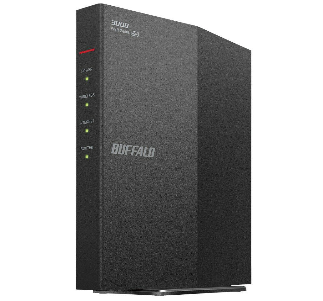 BUFFALO　無線LANルーター　AirStation WSR-3000AX4L [ブラック]