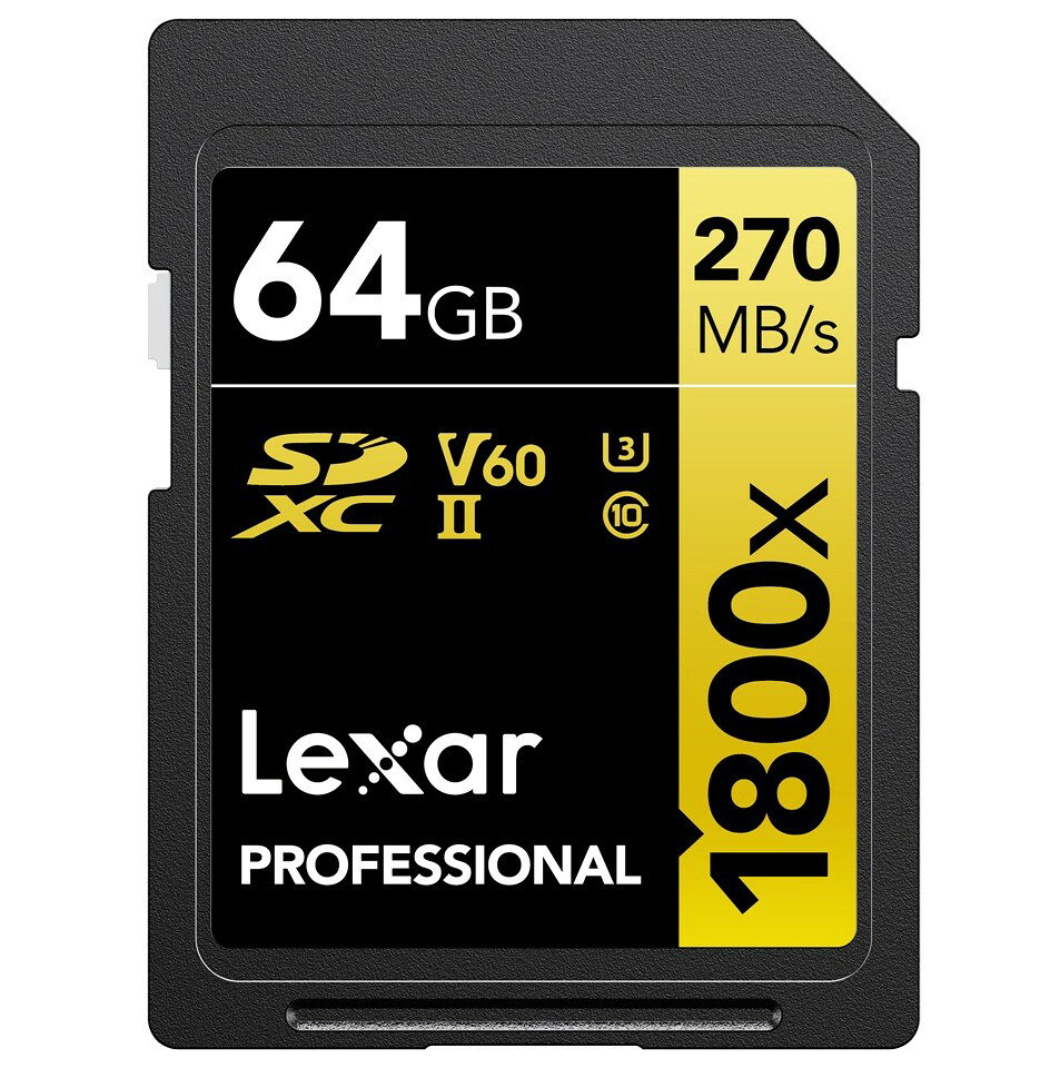 LEXAR　SDメモリーカード　LSD1800064G-BNNNG [64GB]