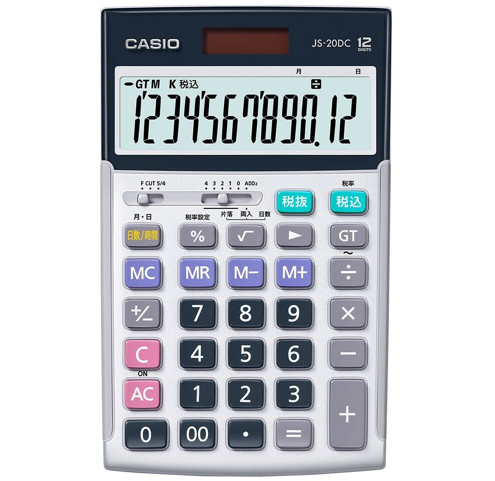CASIO 電卓 JS-20DC