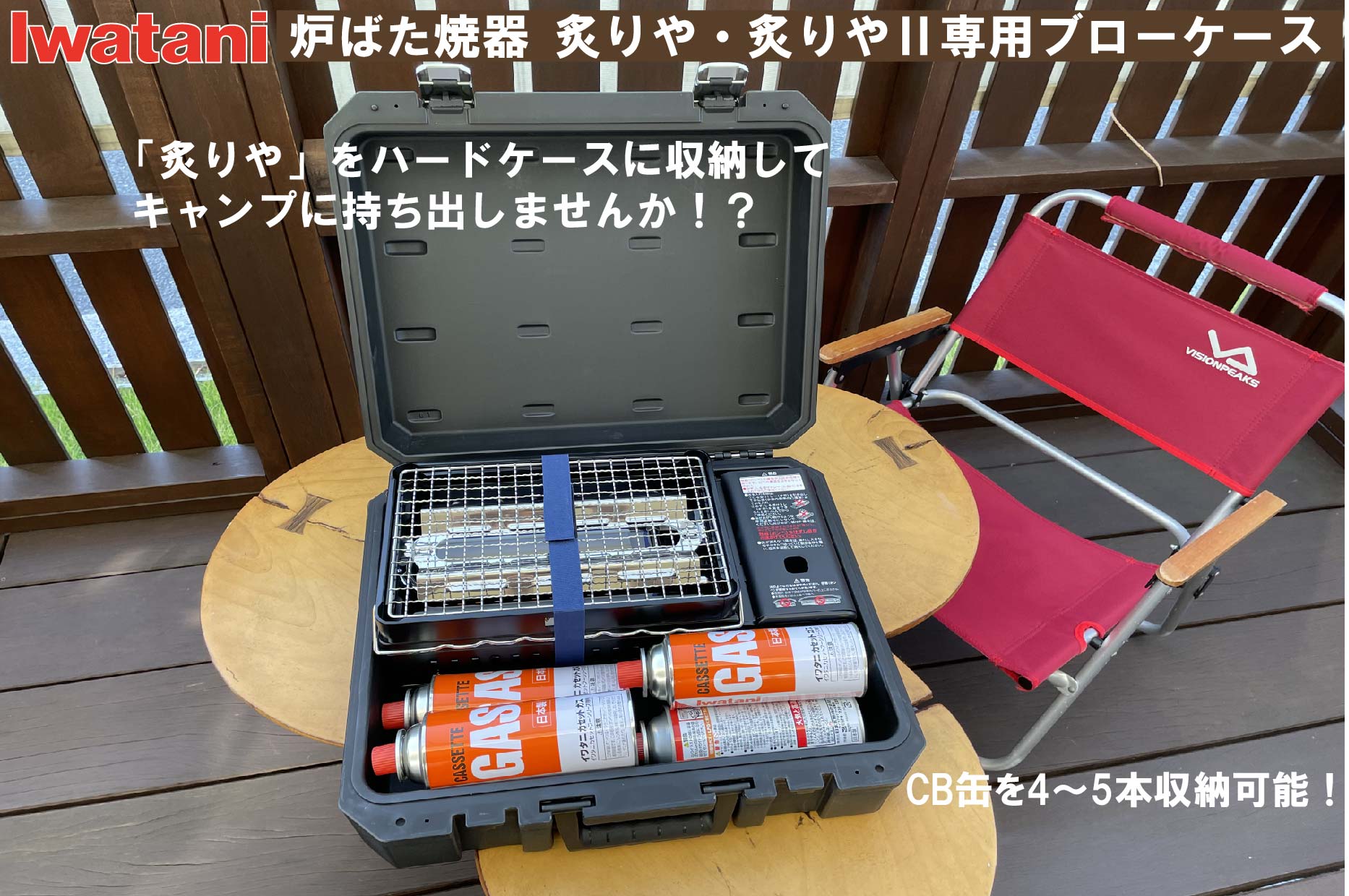 イワタニ 炉ばた焼器 炙りや専用 ハードケース