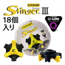 【ネコポス可能(パッケージ出し)】【スパイク鋲】チャンプ スティンガー3 (Q-LOK) 16個入り S-88 CHAMP STINGER3