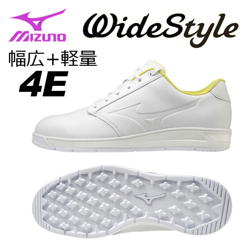 楽天ウイニングゴルフミズノ　ワイドスタイルスパイクレス　51GW2045　レディース　ゴルフシューズ　WIDE STYLE MIZUNO