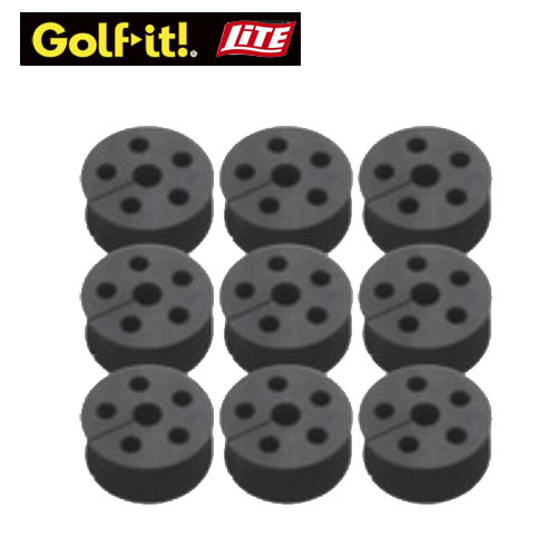 ホールカップ用底上げスポンジ　9個入り　M-49　ライト　LITE　ゴルフ　[ゴルフコース用品]...