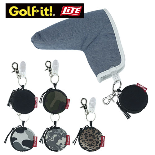 ライト　ポーチ付きパターカバーホルダー　C-83　LITE　ゴルフ