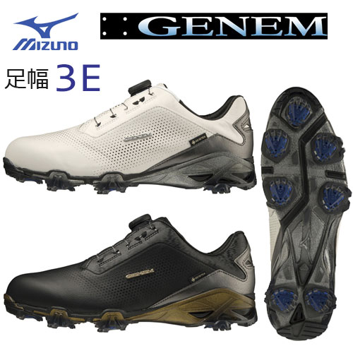 NEW【足幅EEE/3E】ミズノ ジェネム GENEM PRO GTX BOA 51GM2200 ゴルフシューズ MIZUNO