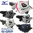 限定カラー追加 メール便可能 ミズノ W-GRIP ゴルフグローブ（手袋） 5MJML051 メンズ 左手用 MIZUNO ダブルグリップ ゴルフ