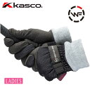 即納★キャスコ　KASCO　ウェザーフリー　レディス　両手用　WFSF-2227LW　ウォームグローブ　防寒手袋　女性用　抗菌防臭　冬用ゴルフグローブ　[送料無料]