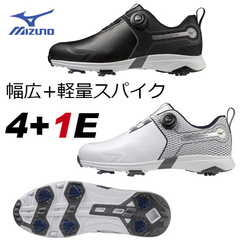 NEW 超幅広5E ミズノ ワイドスタイル SL ボア ゴルフシューズ 51GQ2240 WIDE STYLE SL BOA MIZUNO