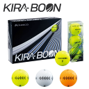 即納★キャスコ　KIRA BOON　キラブーン　1ダース（12球）　ゴルフボール　3ピースボール　キラ　ブーン　KASCO 【新品】