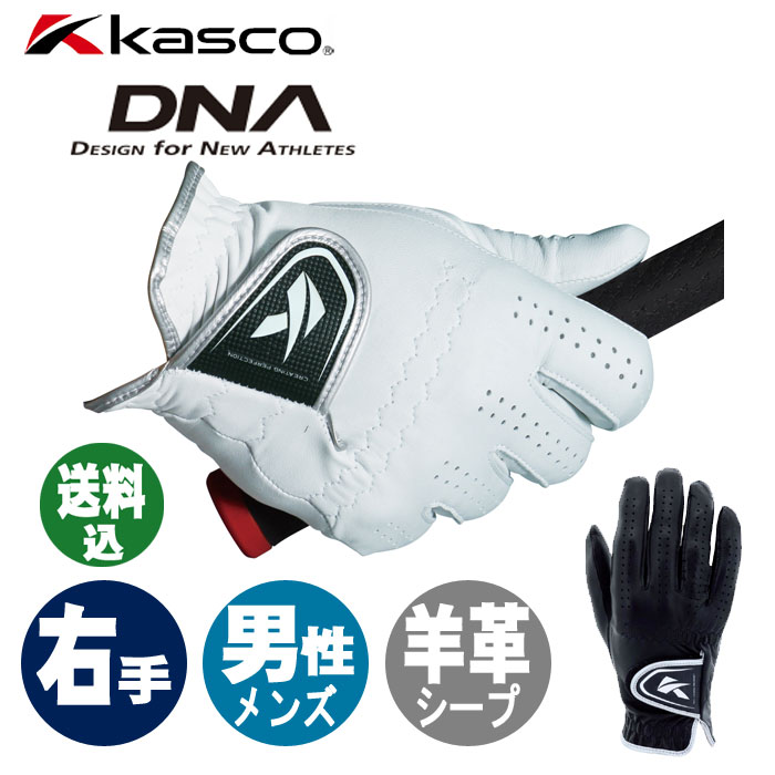 Rakuten - 送料込み　キャスコ　KASCO　DNA SHEEP　メンズゴルフグローブ　右手用　GF-2012R　羊革　男性用　GF2012R