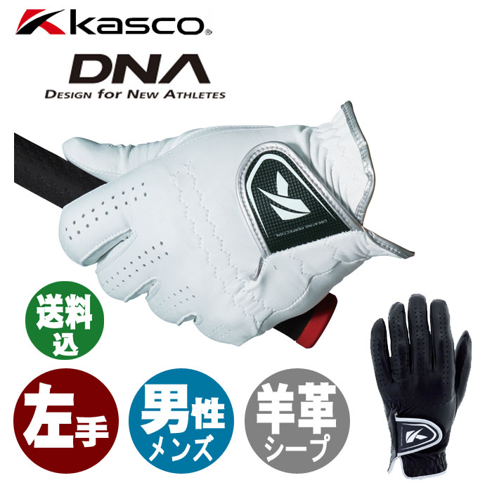 Rakuten - 送料込み　キャスコ　KASCO　DNA SHEEP　メンズゴルフグローブ　左手用　GF-2012　羊革　男性用　GF2012