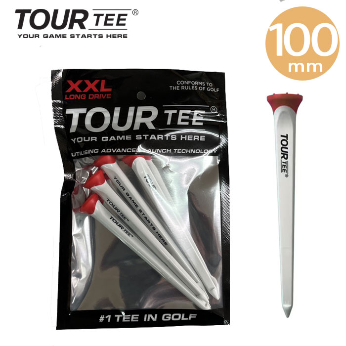 Rakuten - TOUR TEE PRO XXL　ツアーティープロ　ロングドライブ　100mm　4本入り　（T-499)　ゴルフ　ロングティー