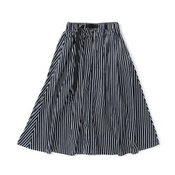 チャムス (CHUMS)チャムス Two Tuck Wide Skirt (Navy/White Stripe) | レディース