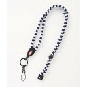 (CHUMS)`X Lanyard Original (Navy/White Stripe)