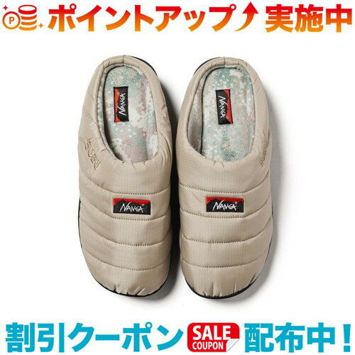 クーポン配布中☆(NANGA)ナンガ NANGAXSUBU オーロラTEXウインタSANDAL (BEG) 3 (28-29.5CM) | 靴 シューズ アウトドア キャンプ アウトドアシューズ アウトドアブランド サンダル 冬 暖かい サボ スリッパ サボサンダル モックシューズ 防寒