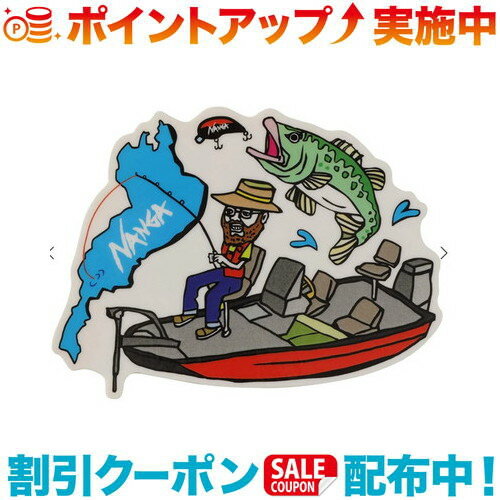 (NANGA)ナンガ NANGA×USHIODA HIROAKI STICKER (FISHING)