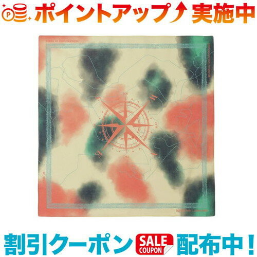 クーポン配布中☆(NANGA)ナンガ ジャーニーパターン バンダナ CREAM