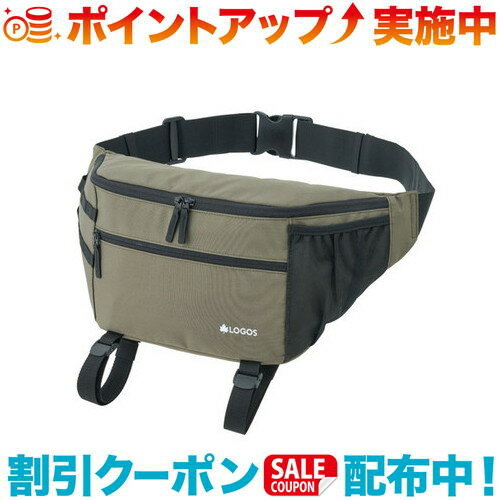 LOGOSの定番バッグ！自転車乗りにピッタリなメッセンジャーバッグバッグ底部に荷物の外付けができるベルトを搭載し、バゲットチェアや薄手の上着を取り付けることができる。600mlのペットボトルが3本入るサイズ感で、収納ポケットも豊富。撥水生地で、突然の雨に降られても安心。斜めがけバッグとしてはもちろん、ウエストバッグとしても使用可能。自転車通勤やサイクリングなどアウトドアシーンにも重宝します。豊富な収納スペースメッシュ製のオープンポケットを設け、小物収納に便利。メインスペースには600mlのペットボトルが3本収納できます。製品スペック総重量：（約）280gサイズ：（約）高さ20×幅47×マチ幅13/9cm容量：（約）6L荷室数：3室主素材：ポリエステル出品商品の在庫について当店ならびに仕入先に在庫のある商品を出品しています。当店に在庫が無かった場合、メーカーお取寄せ後の発送になる場合がございます。多店舗販売、入荷数が少ない商品、ご注文をいただいた後に仕入先に手配する商品もございますのでご注文をいただいても、納期遅延や在庫を切らしている場合がございます。その際はメールにてご連絡させていただきます。品切れの際はご容赦下さいませ。