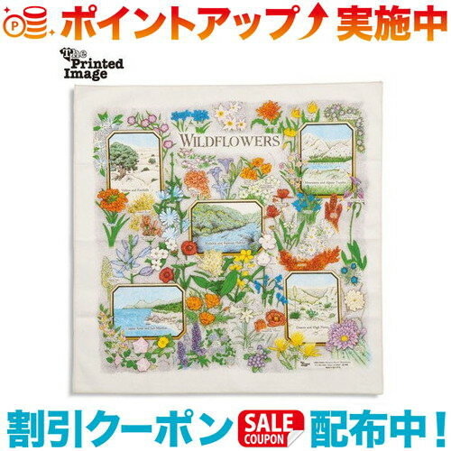 クーポン配布中☆(The Printed Image)ザ プリンテッド イメージ ネイチャープリントバンダナ ワイルドフラワー